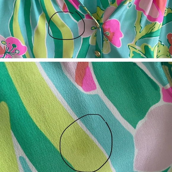 LILLY PULITZER ELSA 🌴💗 100% SILK TOPS (3) ALL SIZE MEDIUM - Picture 3 of 7